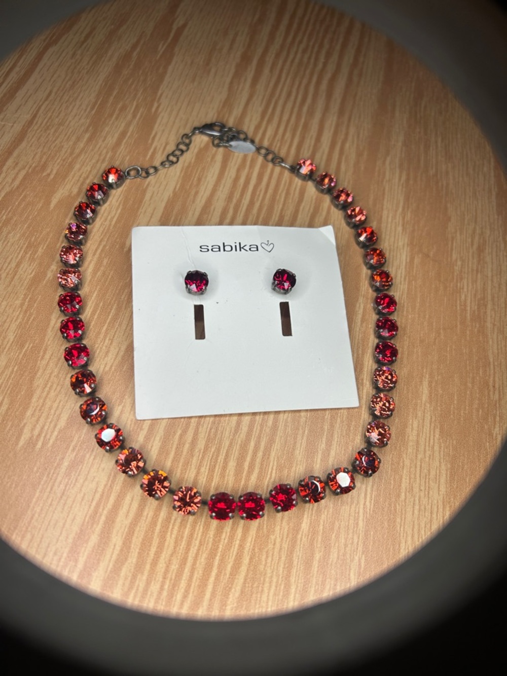 Atlantis choker and Sabika earrings